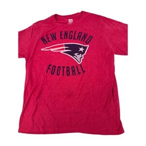 New England Patriots NFL Football T Shirt Mens XL Red Team Apparel